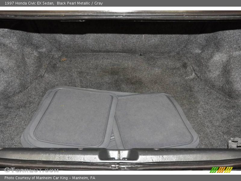 Black Pearl Metallic / Gray 1997 Honda Civic EX Sedan