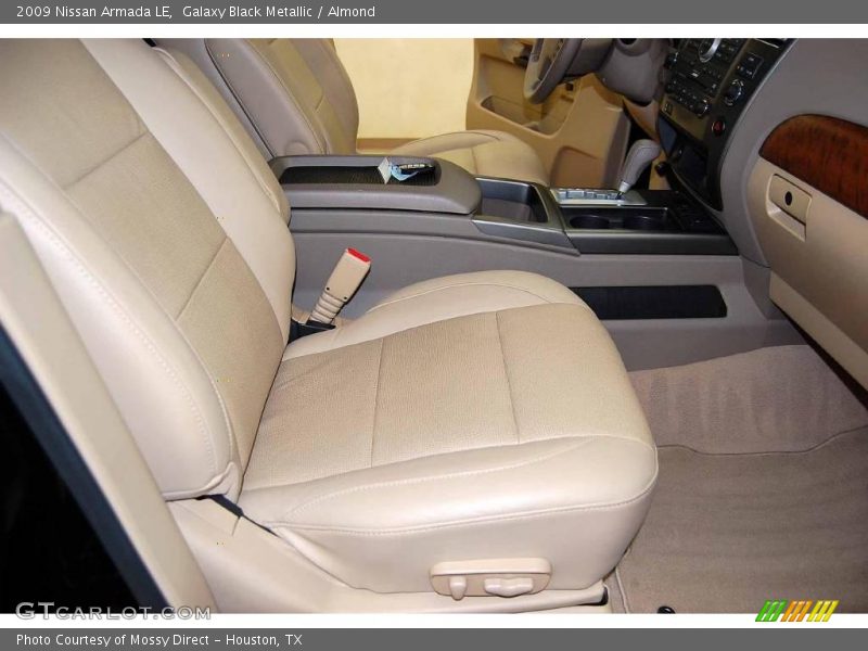 Galaxy Black Metallic / Almond 2009 Nissan Armada LE