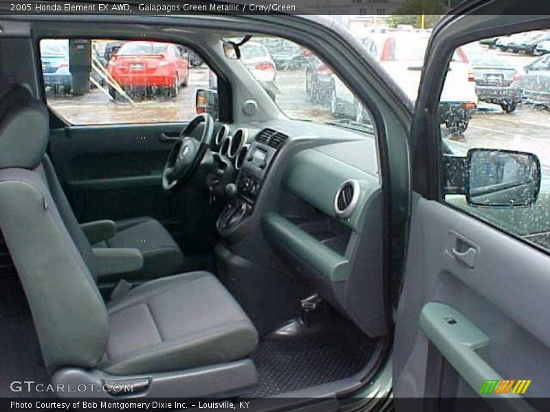 Galapagos Green Metallic / Gray/Green 2005 Honda Element EX AWD