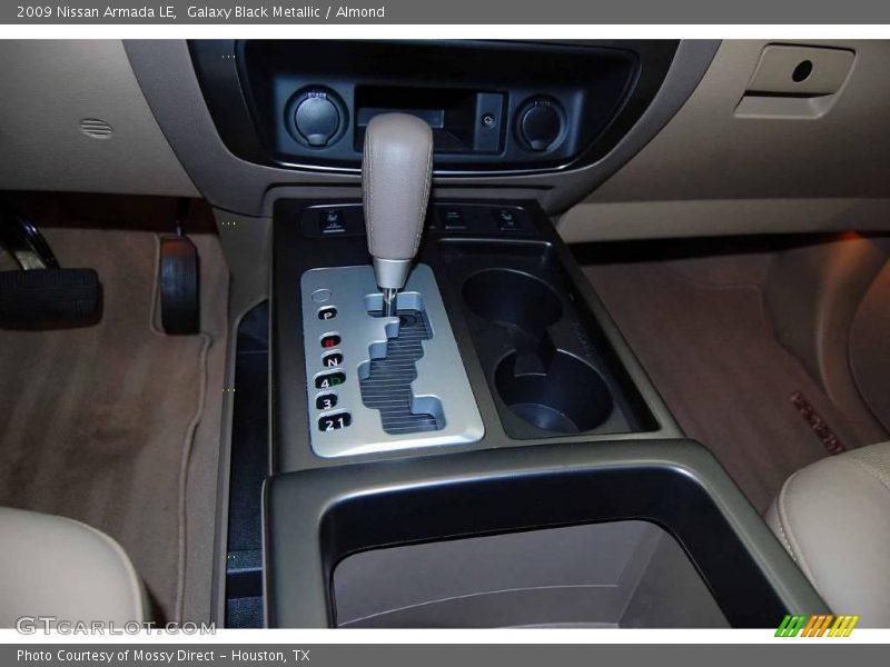 Galaxy Black Metallic / Almond 2009 Nissan Armada LE