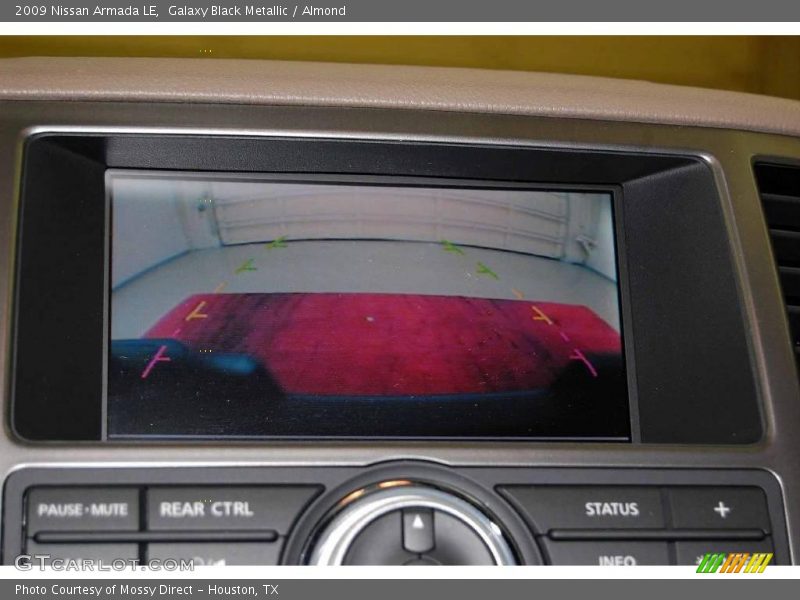 Galaxy Black Metallic / Almond 2009 Nissan Armada LE