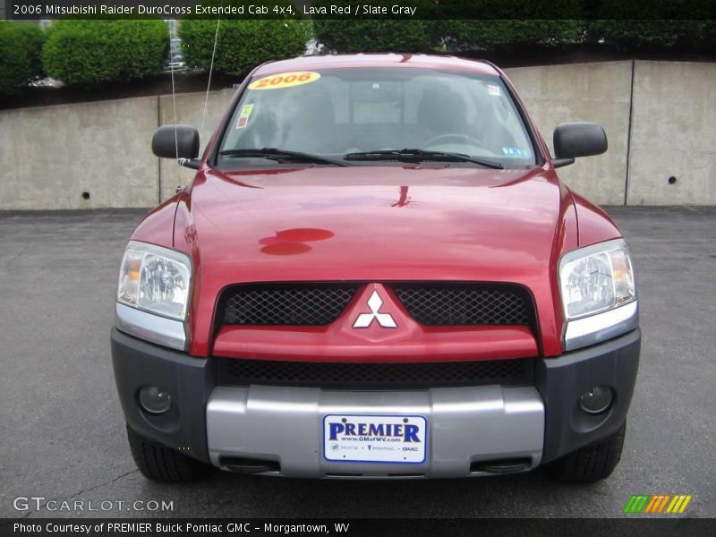 Lava Red / Slate Gray 2006 Mitsubishi Raider DuroCross Extended Cab 4x4