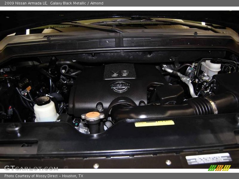 Galaxy Black Metallic / Almond 2009 Nissan Armada LE