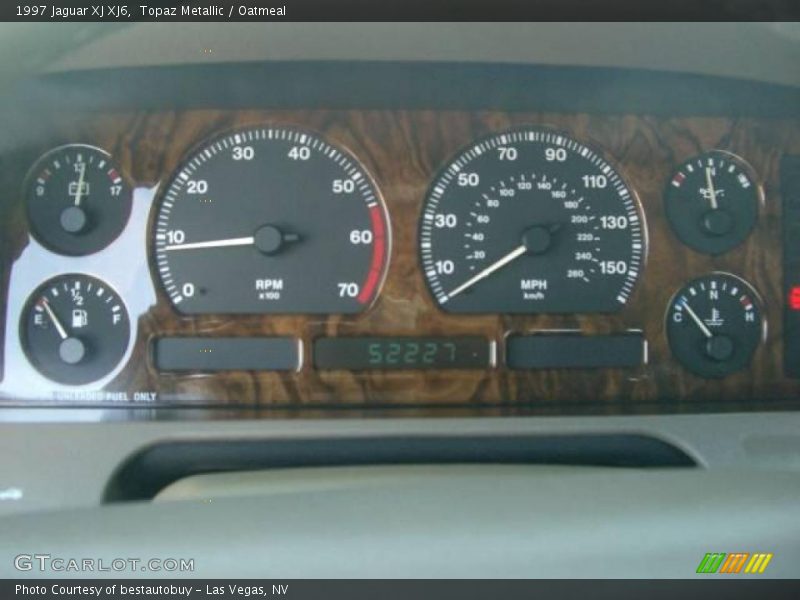 Topaz Metallic / Oatmeal 1997 Jaguar XJ XJ6