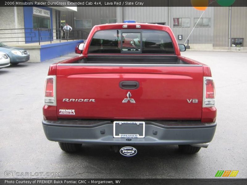 Lava Red / Slate Gray 2006 Mitsubishi Raider DuroCross Extended Cab 4x4