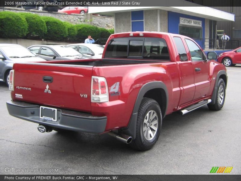 Lava Red / Slate Gray 2006 Mitsubishi Raider DuroCross Extended Cab 4x4