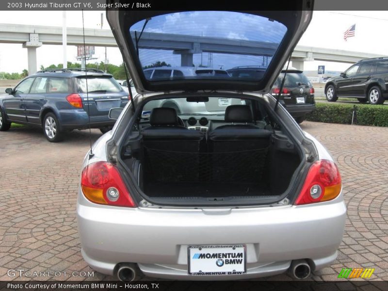 Super Silver / Black 2003 Hyundai Tiburon GT V6