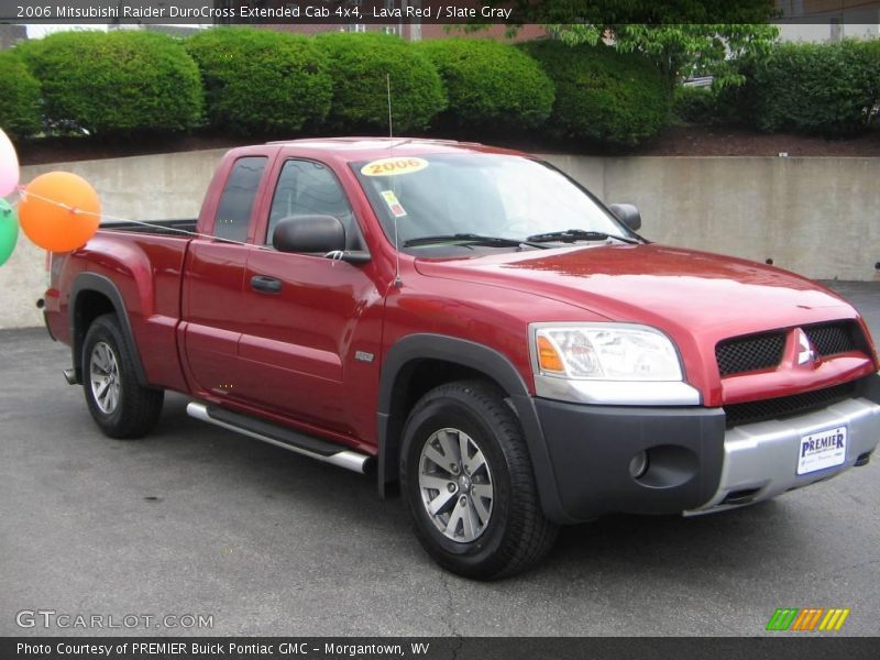 Lava Red / Slate Gray 2006 Mitsubishi Raider DuroCross Extended Cab 4x4