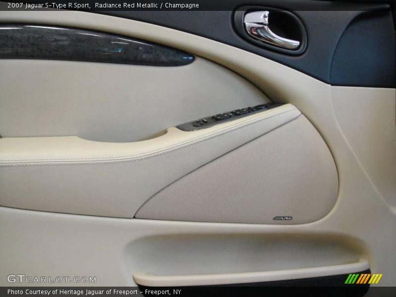 Radiance Red Metallic / Champagne 2007 Jaguar S-Type R Sport