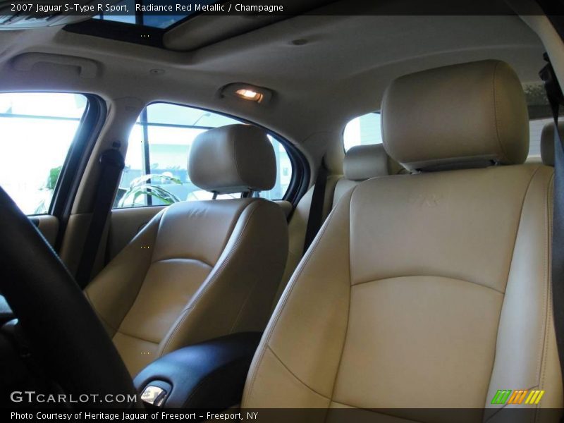  2007 S-Type R Sport Champagne Interior