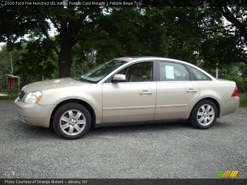 Pueblo Gold Metallic / Pebble Beige 2006 Ford Five Hundred SEL AWD