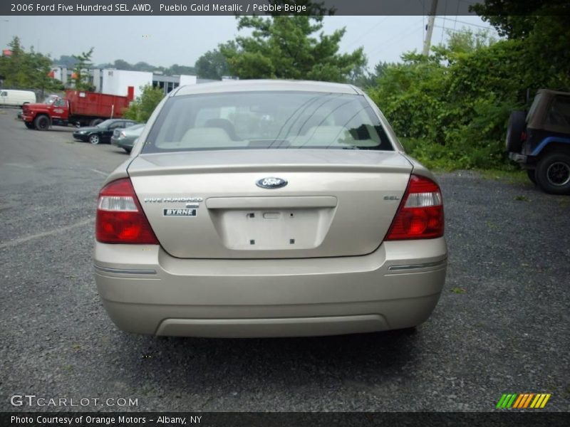 Pueblo Gold Metallic / Pebble Beige 2006 Ford Five Hundred SEL AWD