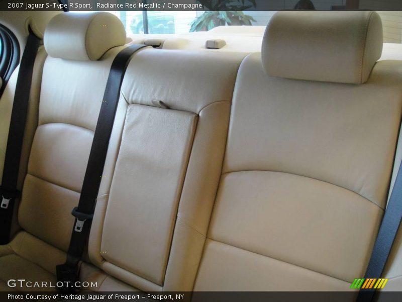  2007 S-Type R Sport Champagne Interior