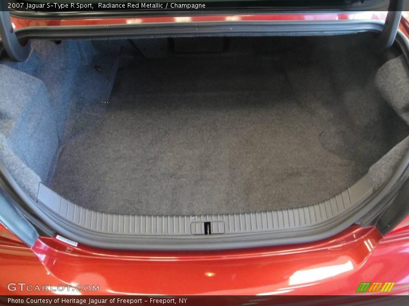 Radiance Red Metallic / Champagne 2007 Jaguar S-Type R Sport