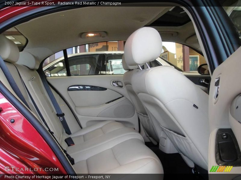  2007 S-Type R Sport Champagne Interior