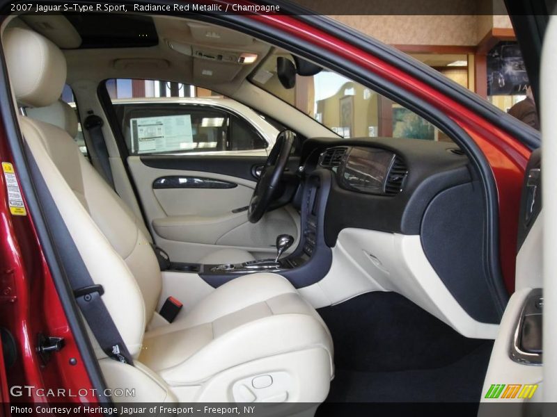  2007 S-Type R Sport Champagne Interior