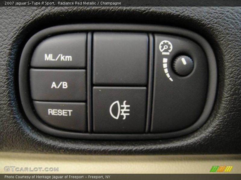 Radiance Red Metallic / Champagne 2007 Jaguar S-Type R Sport
