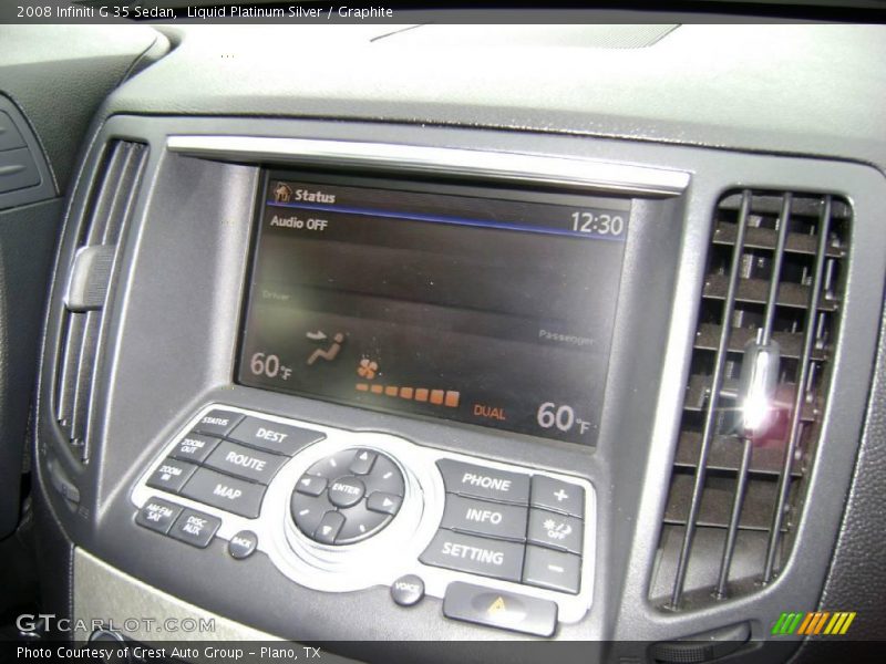 Liquid Platinum Silver / Graphite 2008 Infiniti G 35 Sedan