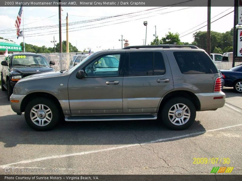 Mineral Grey Metallic / Dark Graphite 2003 Mercury Mountaineer Premier AWD