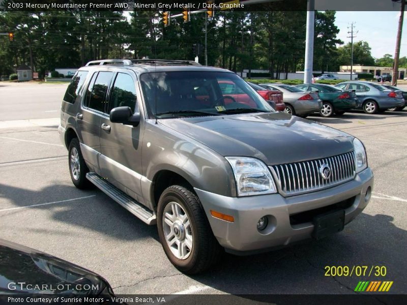 Mineral Grey Metallic / Dark Graphite 2003 Mercury Mountaineer Premier AWD