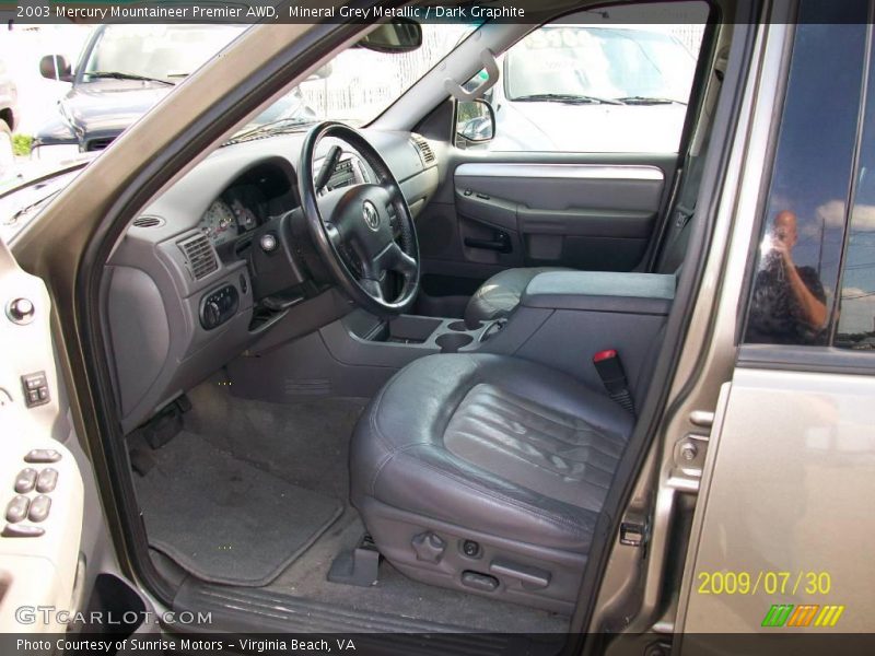 Mineral Grey Metallic / Dark Graphite 2003 Mercury Mountaineer Premier AWD
