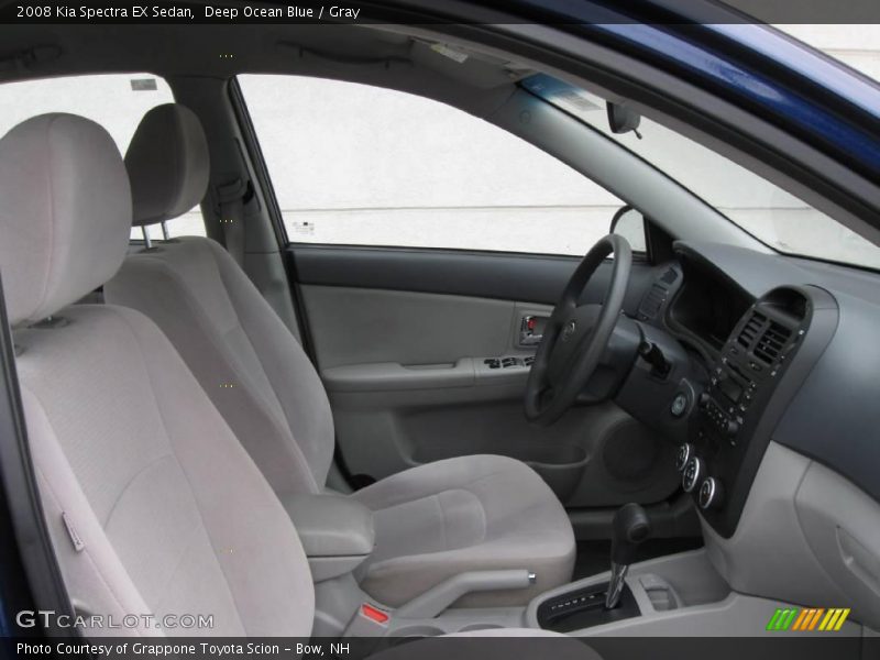 Deep Ocean Blue / Gray 2008 Kia Spectra EX Sedan