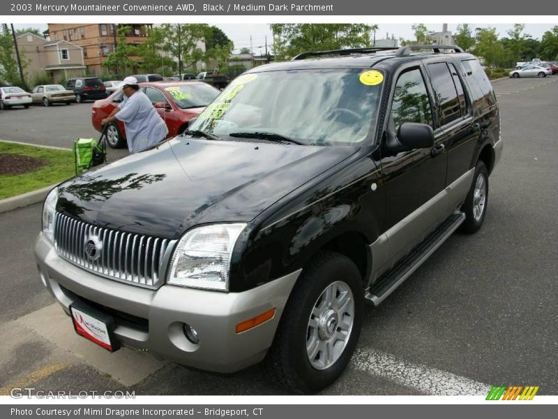 Black / Medium Dark Parchment 2003 Mercury Mountaineer Convenience AWD