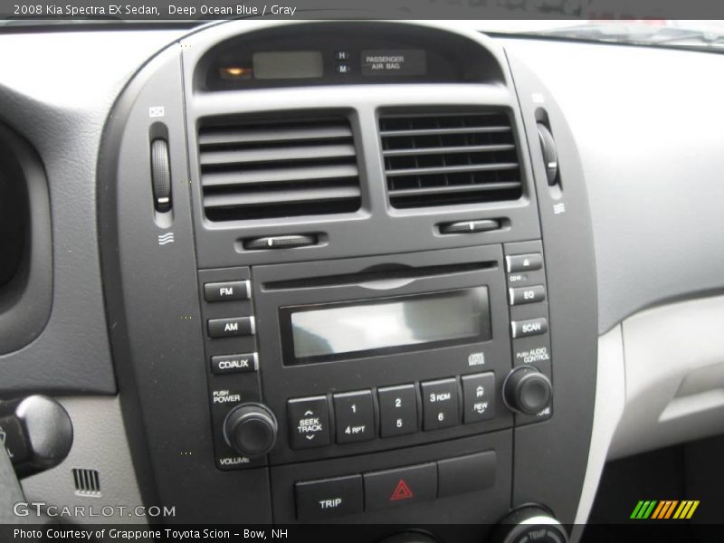 Deep Ocean Blue / Gray 2008 Kia Spectra EX Sedan