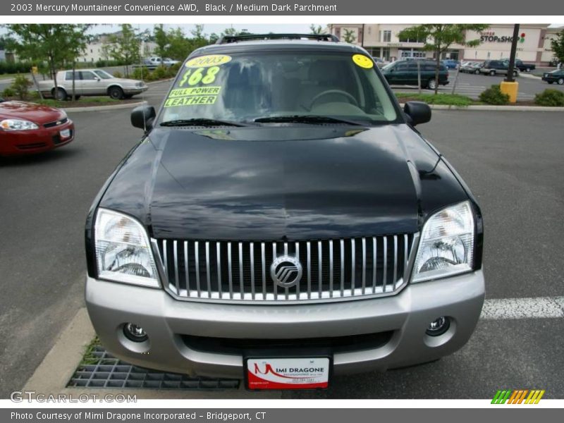Black / Medium Dark Parchment 2003 Mercury Mountaineer Convenience AWD