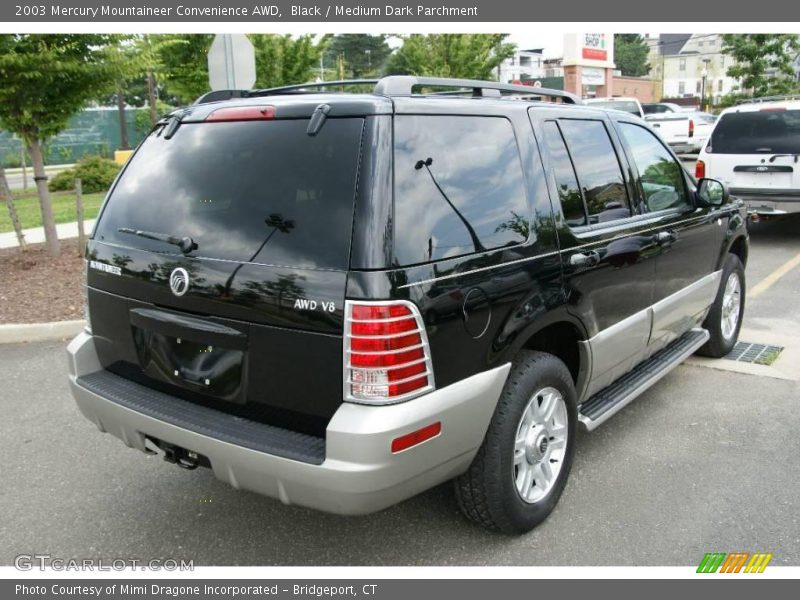 Black / Medium Dark Parchment 2003 Mercury Mountaineer Convenience AWD