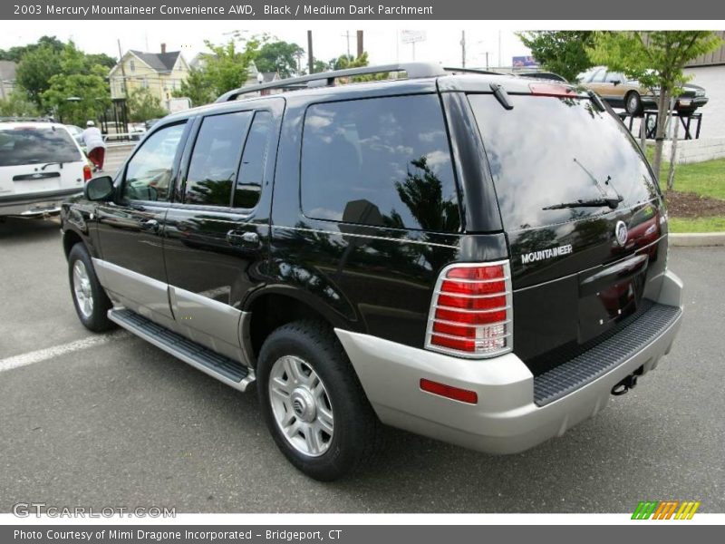 Black / Medium Dark Parchment 2003 Mercury Mountaineer Convenience AWD
