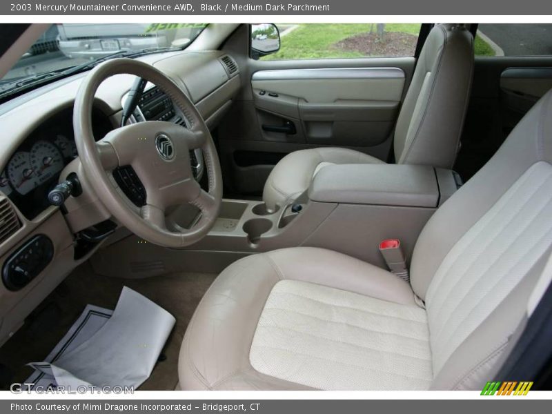Black / Medium Dark Parchment 2003 Mercury Mountaineer Convenience AWD