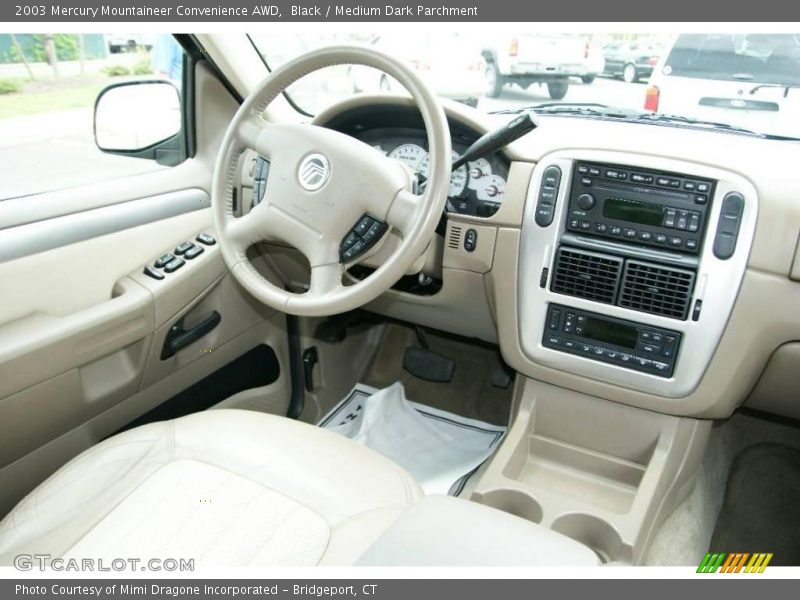 Black / Medium Dark Parchment 2003 Mercury Mountaineer Convenience AWD