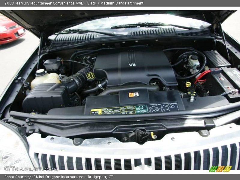 Black / Medium Dark Parchment 2003 Mercury Mountaineer Convenience AWD
