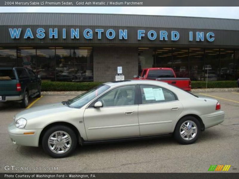 Gold Ash Metallic / Medium Parchment 2004 Mercury Sable LS Premium Sedan