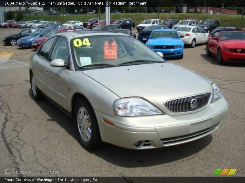 Gold Ash Metallic / Medium Parchment 2004 Mercury Sable LS Premium Sedan