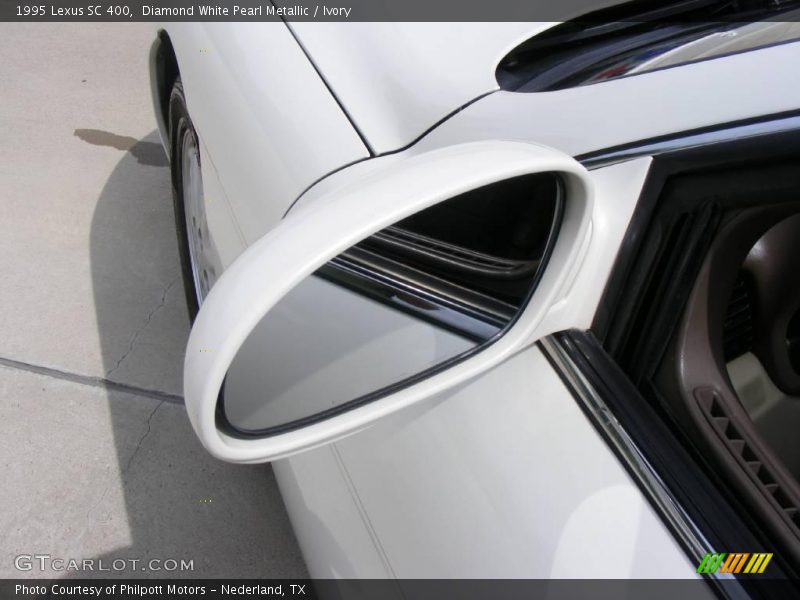 Diamond White Pearl Metallic / Ivory 1995 Lexus SC 400