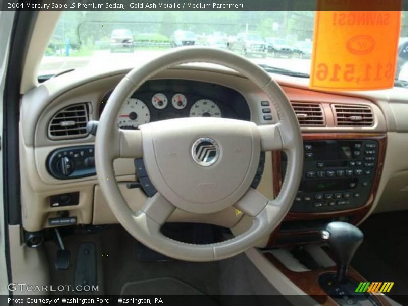 Gold Ash Metallic / Medium Parchment 2004 Mercury Sable LS Premium Sedan