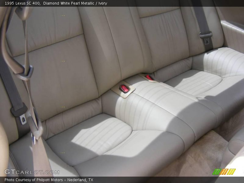 Diamond White Pearl Metallic / Ivory 1995 Lexus SC 400