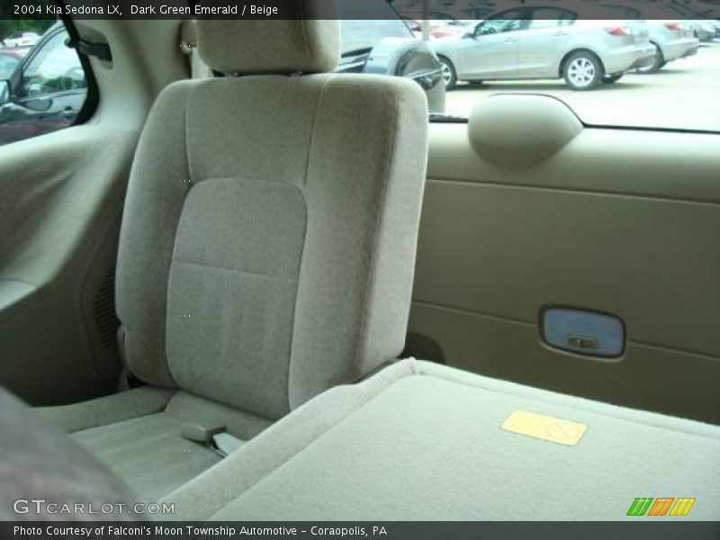 Dark Green Emerald / Beige 2004 Kia Sedona LX