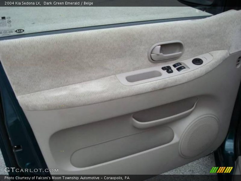 Dark Green Emerald / Beige 2004 Kia Sedona LX