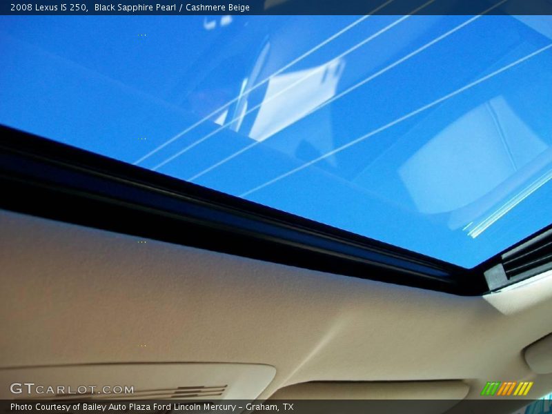 Black Sapphire Pearl / Cashmere Beige 2008 Lexus IS 250