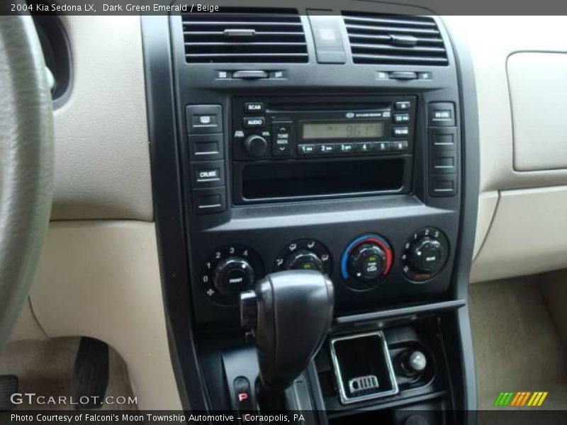 Dark Green Emerald / Beige 2004 Kia Sedona LX