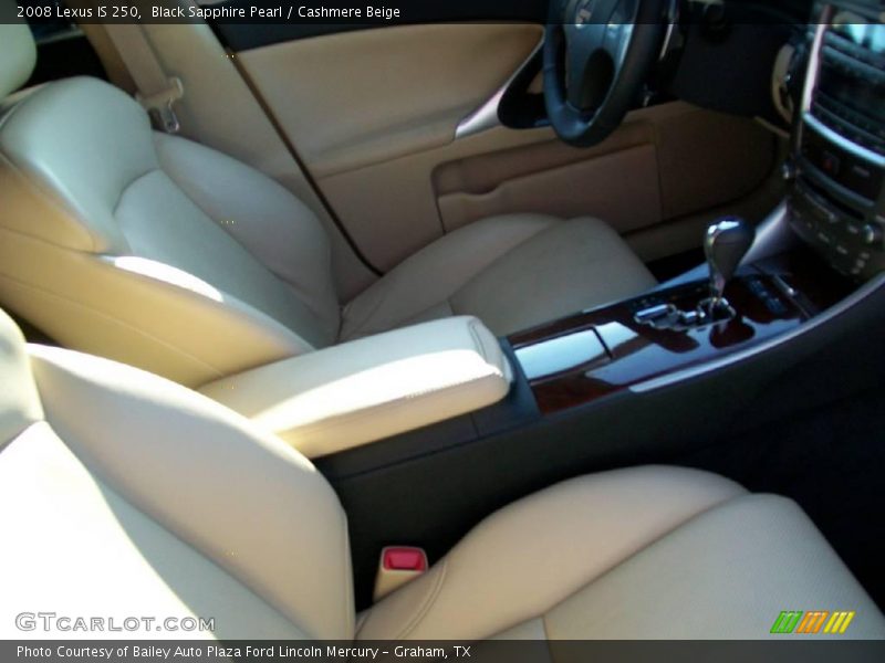 Black Sapphire Pearl / Cashmere Beige 2008 Lexus IS 250