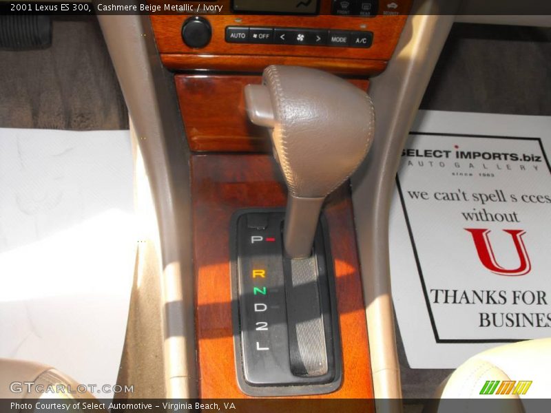 Cashmere Beige Metallic / Ivory 2001 Lexus ES 300