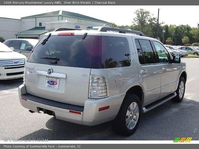 Silver Birch Metallic / Charcoal Black 2006 Mercury Mountaineer Luxury AWD