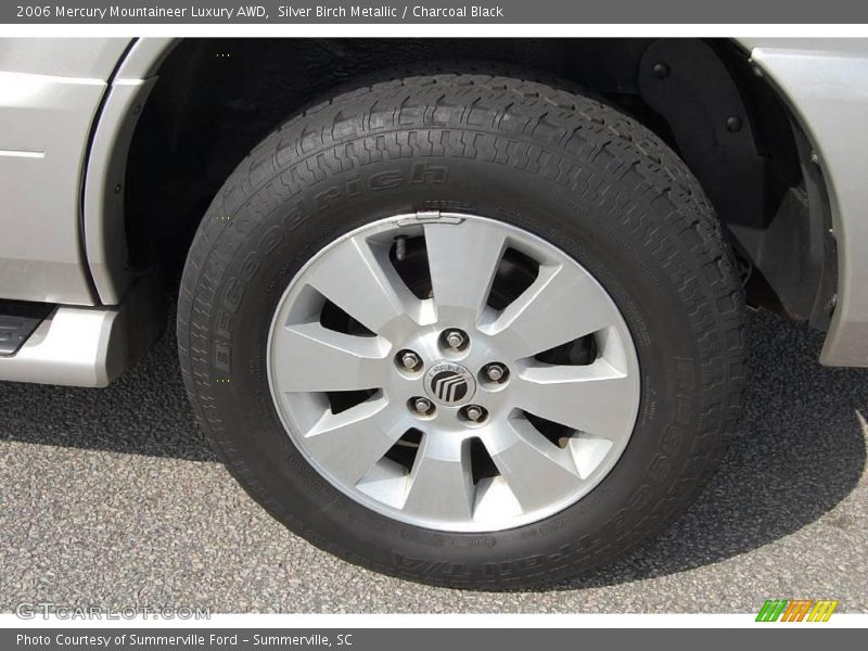 Silver Birch Metallic / Charcoal Black 2006 Mercury Mountaineer Luxury AWD