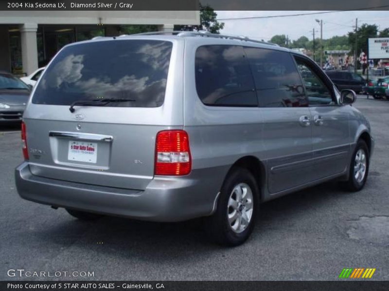 Diamond Silver / Gray 2004 Kia Sedona LX