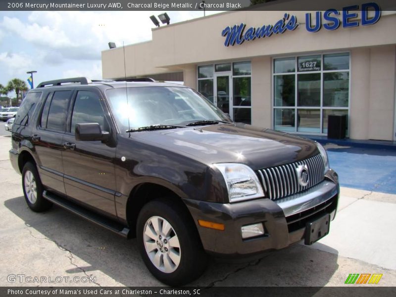 Charcoal Beige Metallic / Charcoal Black 2006 Mercury Mountaineer Luxury AWD