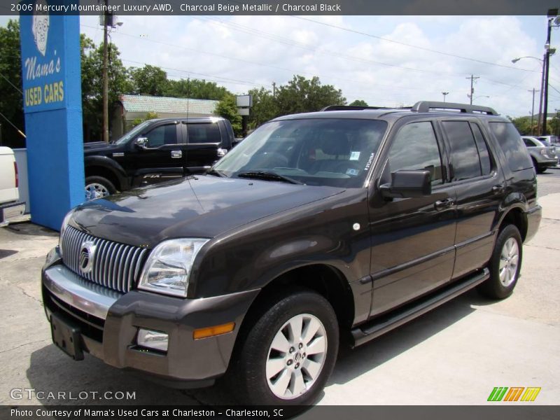 Charcoal Beige Metallic / Charcoal Black 2006 Mercury Mountaineer Luxury AWD